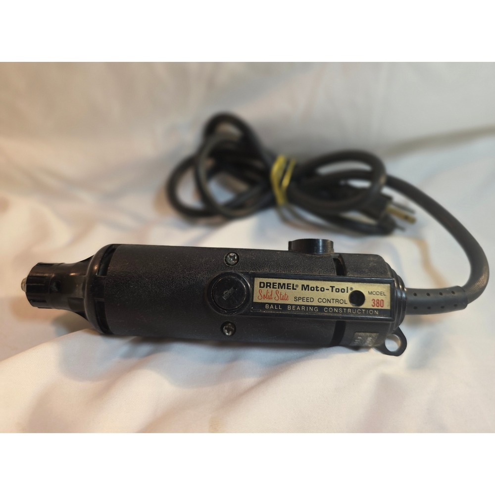Dremel Moto-Tool Model 380 Variable Speed Rotary Tool Solid State Corded Black